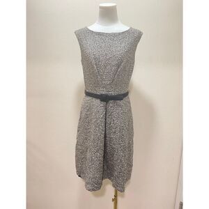 Talbots Vintage Wool Blend Career Wear Dress Knee-length Belted Fall Size 10